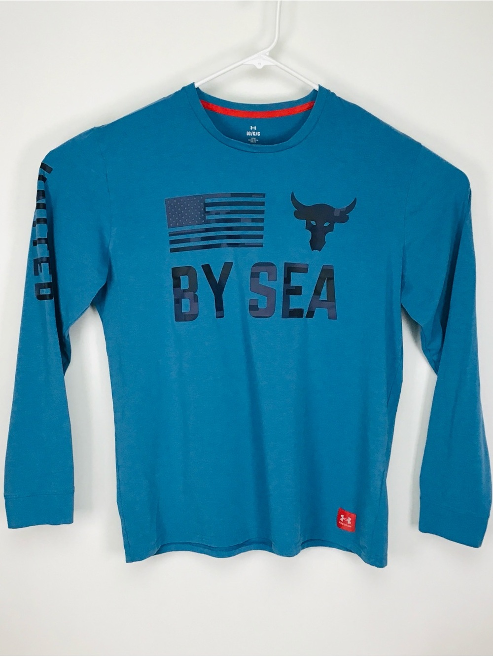 Under Armour Project Rock men’s long sleeve tee shirt large